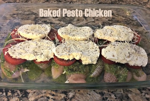 Baked Pesto Chicken Uncooked