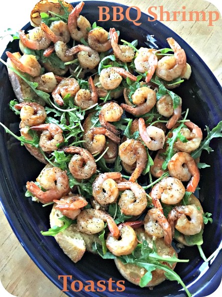BBQ Shrimp Toasts