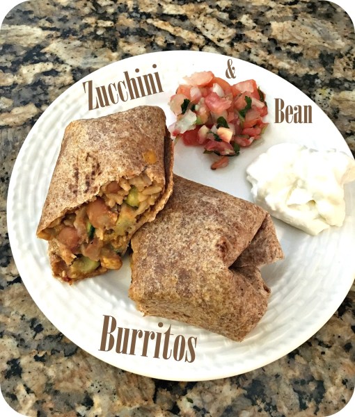 Zucchini and Bean Burritos