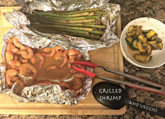 Grilled Shrimp and Veggies