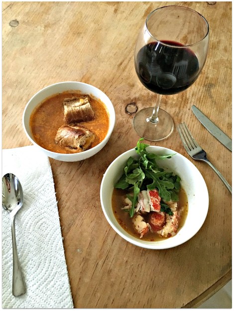 Lobster and Tomato Soup