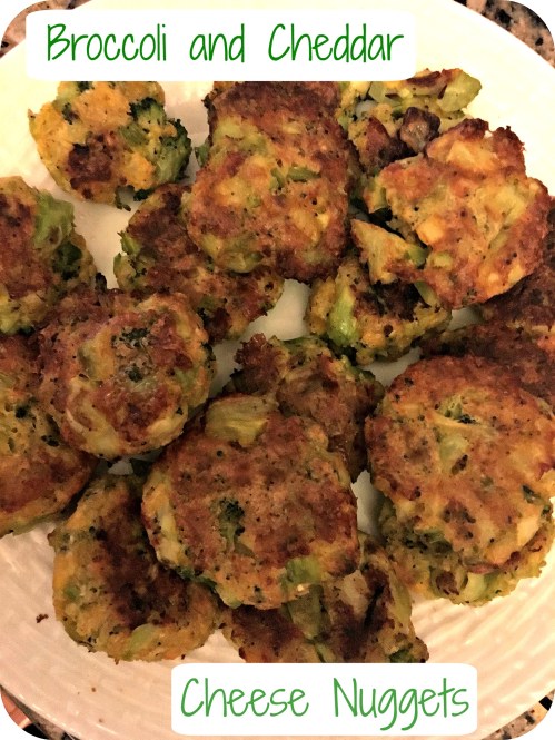 Broccoli and Cheddar Cheese Nuggets