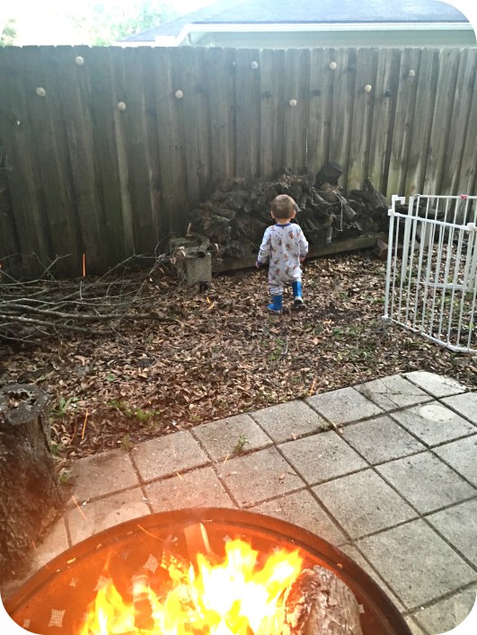 Backyard Camping Cooper Fire