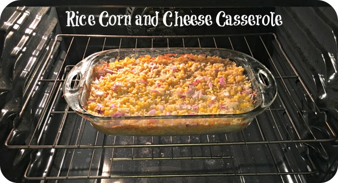 Rice Corn and Cheese Casserole
