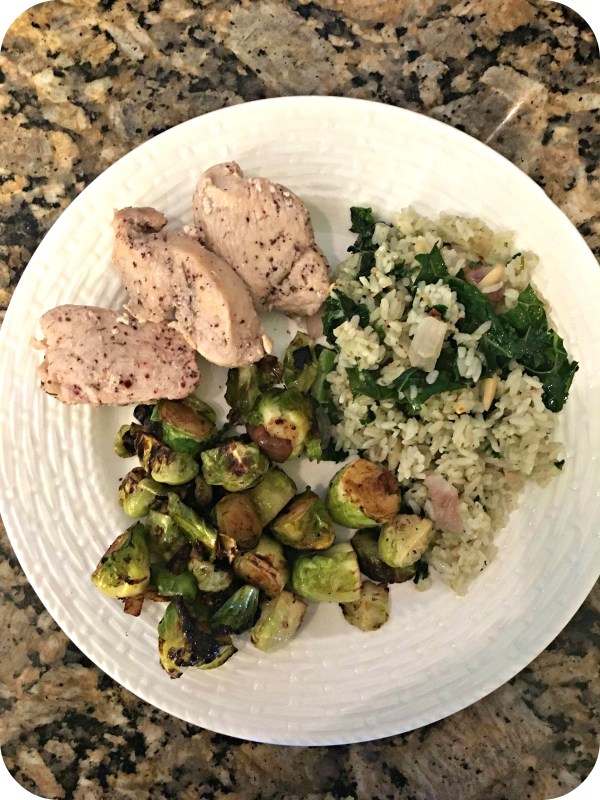 Kale Pesto Rice Dinner