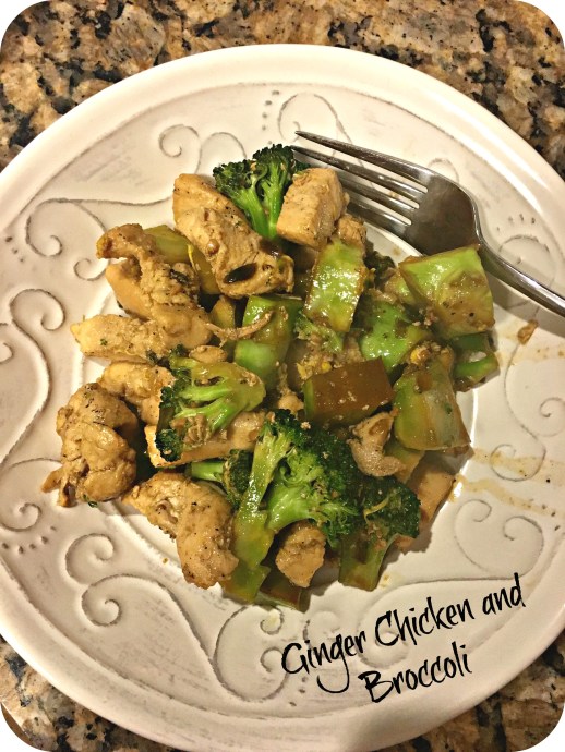 Ginger Chicken and Broccoli