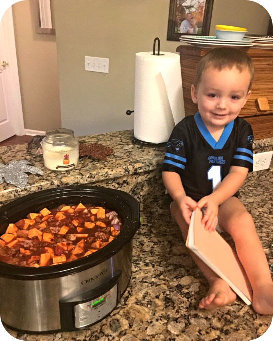Sweet Potato Chili and Cooper.jpg
